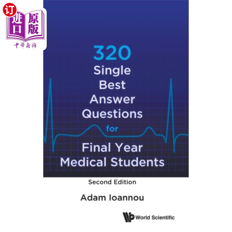 海外直订医药图书320 Single Best Answer Questions For Final Year ... 320个针对医学院毕业生的最佳回答问题