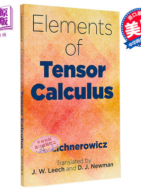 预售 张量微积分原理 Elements of Tensor Calculus 英文原版 A Lichnerowicz 经典分析动力学【中商原版】