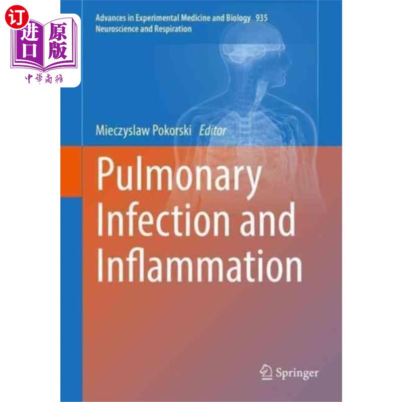 海外直订医药图书Pulmonary Infection and Inflammation 肺部感染和炎症