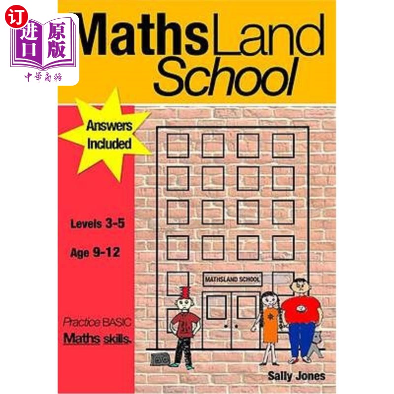 海外直订Mathsland School: Practise Basic Maths Skills (9-12 Years) 数学语言学校：练习基本数学技能（9-12年）
