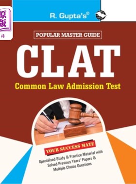 海外直订Clat: Common Law Admission Test Guide (For UG Programme) 普通法入学考试指南（UG课程）