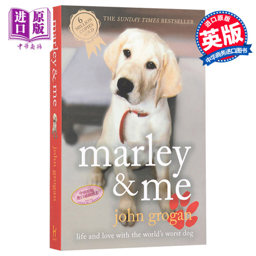 马利与我：和世界上头号捣蛋狗的幸福生活 英文原版 豆瓣高分 Marley and Me【中商原版】