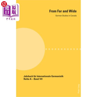 海外直订From Far and Wide: German Studies in Canada 来自远方:加拿大的德国研究