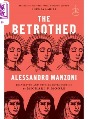 预售 约婚夫妇 亚历山德罗 曼佐尼 英文原版 The Betrothed A Novel Alessandro Manzoni【中商原版】