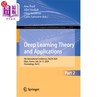 International 深度学习理论与应用：第五届 Theory 2024 Delta Conference 5th Applications and Learning 海外直订Deep
