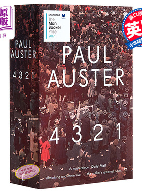 【中商原版】保罗·奥斯特：4321 英文原版 4 3 2 1 Paul Auster Faber & Faber 小说 费伯小说