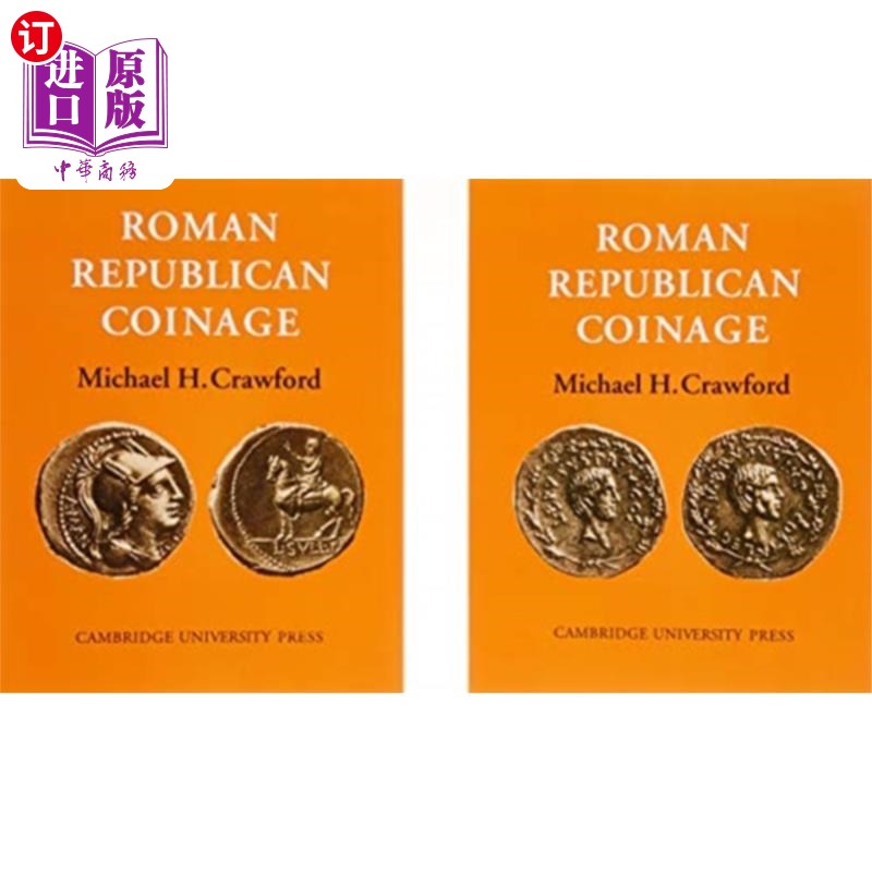 海外直订Roman Republican Coinage 2 Volume Paperback Set 罗马共和铸币2卷平装集 书籍/杂志/报纸 原版其它 原图主图