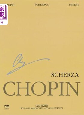 海外直订Scherzos: Chopin National Edition 9a, Vol. IX 谐谑曲:肖邦国家版9a，卷九