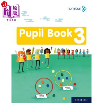 海外直订Numicon: Numicon Pupil Book 3 Numicon： Numicon 瞳孔书 3