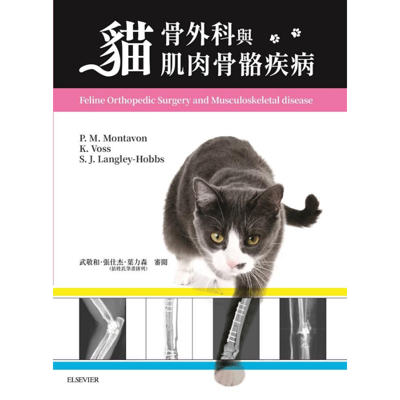 现货 猫骨外科与肌肉骨骼疾病 港台原版 P. M. Montavon K. Voss S. J. Langley-Hobbs 爱思唯尔【中商原版】