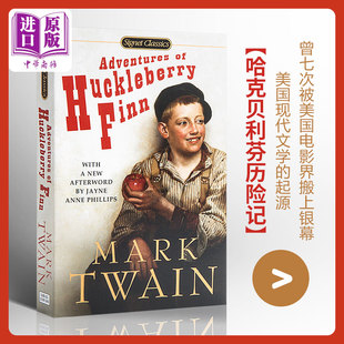 汤姆索亚历险记 英文原版 Huckleberry Finn The 哈克贝利芬历险记 Adventures 现货 续集 马克吐温 中商原版