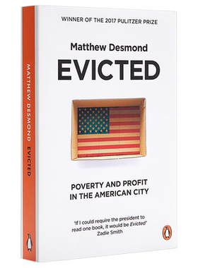 【中商原版】驱逐：美国大城市的贫穷与利益 英文原版 Evicted: Poverty and Profit in the American City Matthew Desmond