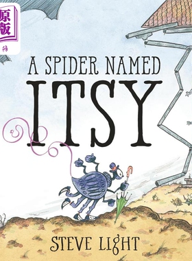 一只名叫 Itsy 的蜘蛛 A Spider Named Itsy 英文原版 儿童绘本 动物故事图画书 精装 进口童书 3-6岁 友谊故事【中商原版】