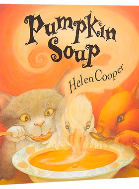 【中商原版】南瓜汤 Pumpkin Soup 英文原版 海伦库伯 HelenCooper FarrarStrausGiroux