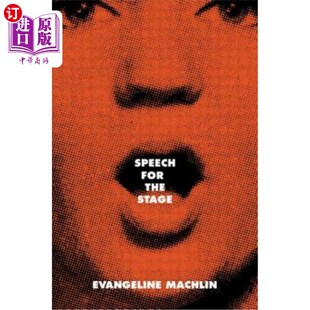 海外直订Speech the Stage 舞台演讲 for