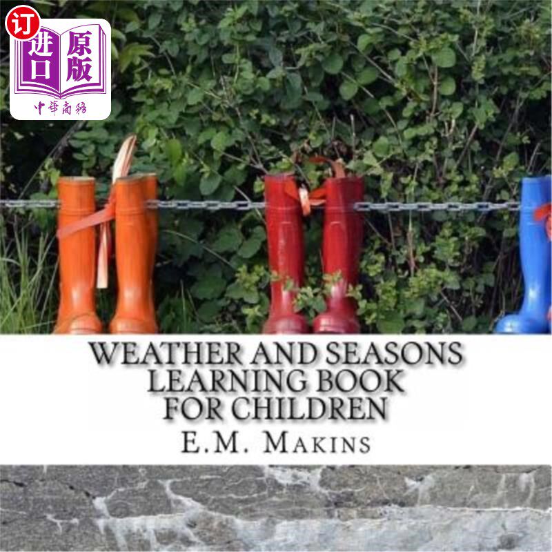 海外直订Weather and Seasons Learning Book for Children 儿童天气和季节学习书图片