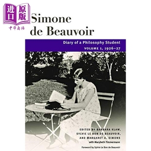 中商原版 卷1 Volume 预售 哲学日记 Simone 1926 27年 Student 波伏娃 Diary 英文原版 Beauvoir Philosophy