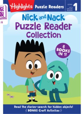 海外直订Nick and Nack Puzzle Reader Collection: Level 1 6-In-1 Beginner Story Collection Nick and N