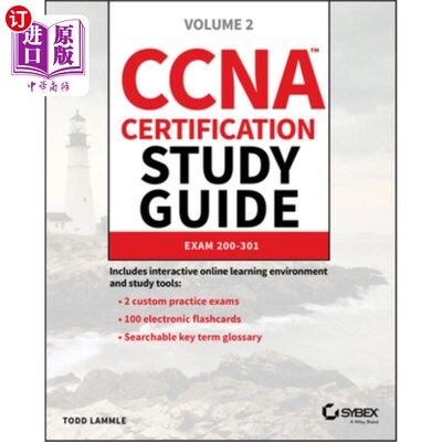 海外直订CCNA Certification Study Guide, Volume 2: Exam 200-301 CCNA认证学习指南，卷2:考试200-301