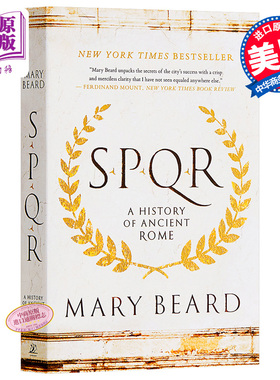 现货 【中商原版】元老院与罗马人民：古罗马的历史 英文原版 SPQR: A History of Ancient Rome Mary Beard Liveright