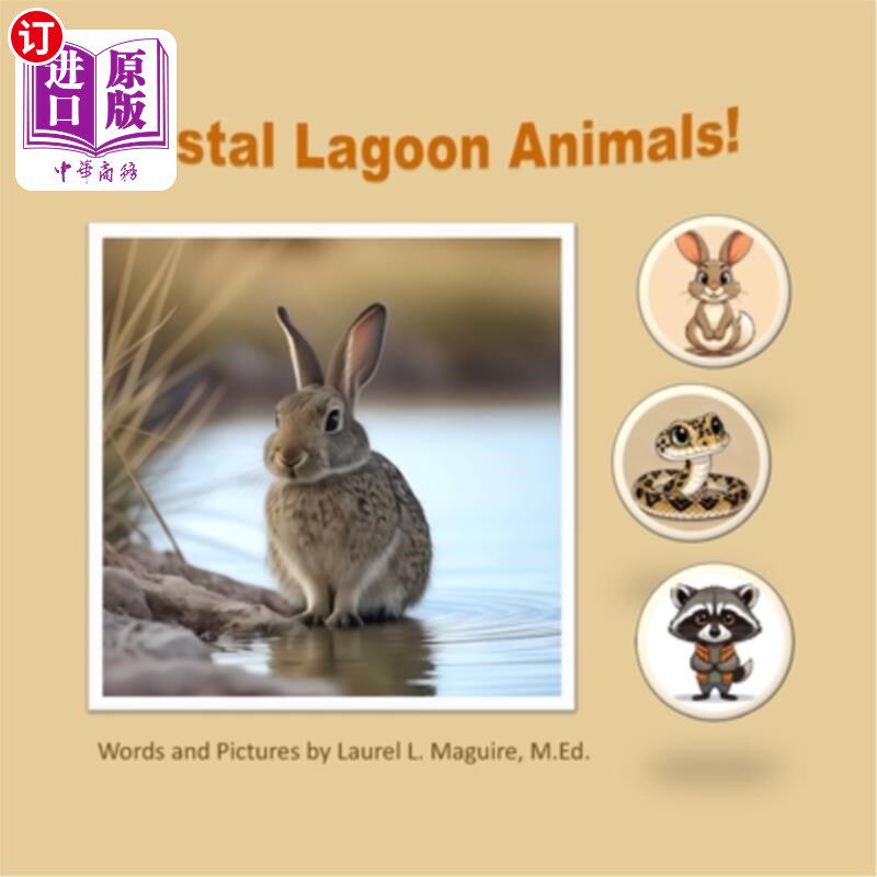 海外直订Coastal Lagoon Animals! 沿海泻湖动物！