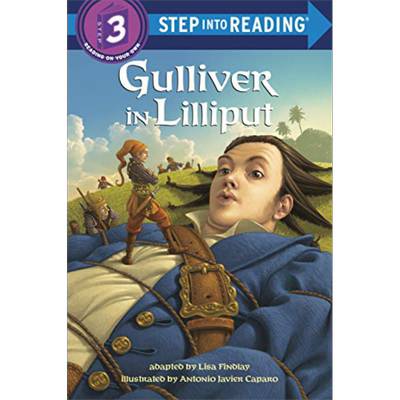 Step into Reading(Step 3)Gulliver In Lilliput 兰登阅读进阶3 格列佛在小人国 英文原版儿童亲子少儿绘本3-6岁【中商原版?