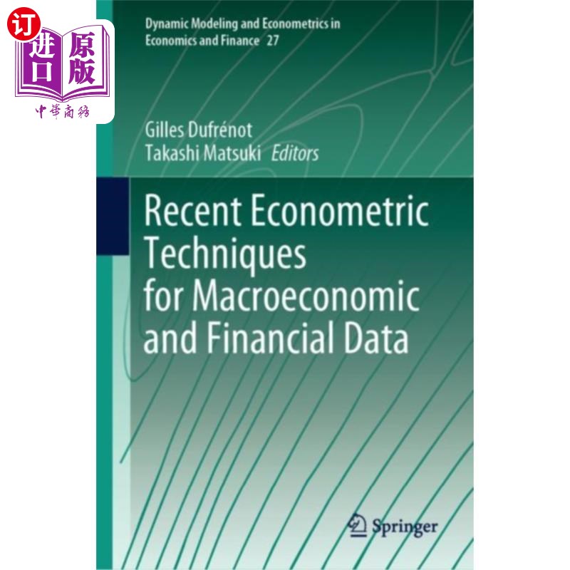 海外直订Recent Econometric Techniques for Macroeconomic ... 宏观经济和金融数据的最新计量经济学技术