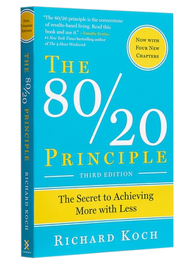 八二法则 英文原版 The 80/20 Principle 时间管理 理查德·科克 Richard Koch【中商原版】