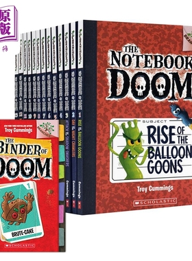 学乐大树系列毁灭笔记01-13+第二季01 共14册 Scholastic Branches英文原版 The Notebook of Doom 怪物笔记 童书【中商原版】