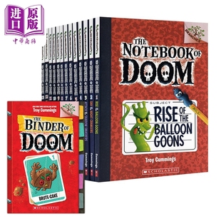 共14册 The 童书 学乐大树系列毁灭笔记01 怪物笔记 Scholastic 第二季 Notebook Branches英文原版 中商原版 Doom