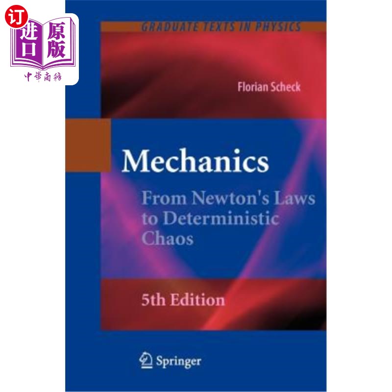海外直订Mechanics: From Newton's Laws to Deterministic Chaos 力学：从牛顿定律到确定性混沌