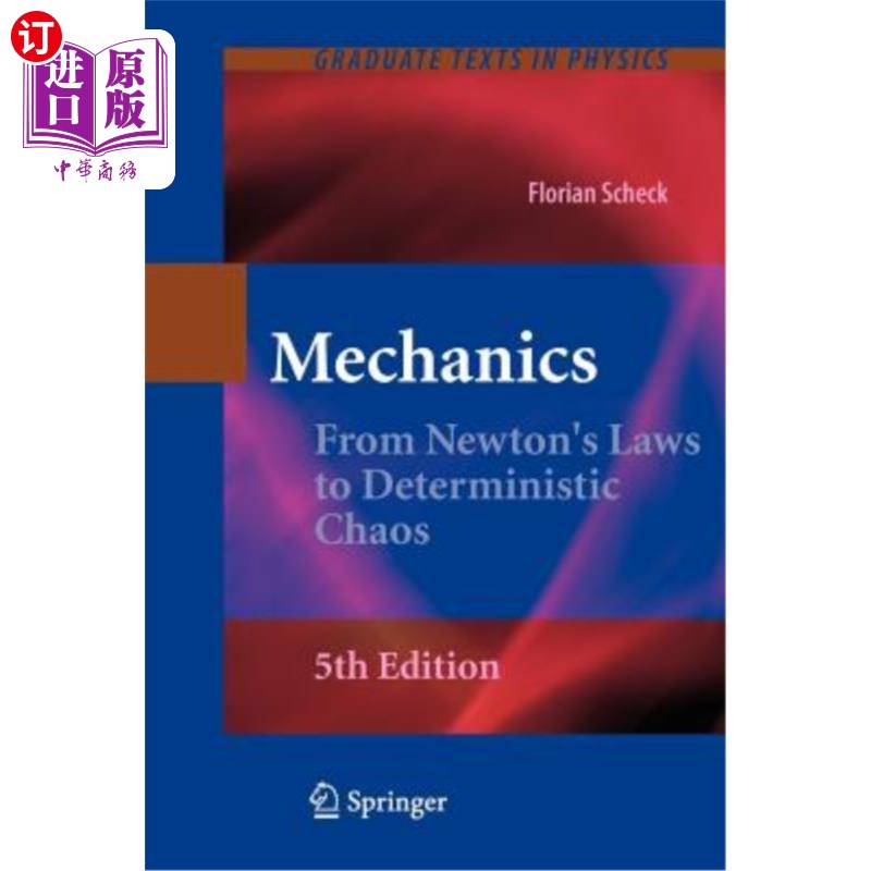 海外直订Mechanics: From Newton's Laws to Deterministic Chaos力学：从牛顿定律到确定性混沌-封面