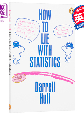 【中商原版】统计数字会撒谎 英文原版 How to Lie with Statistics