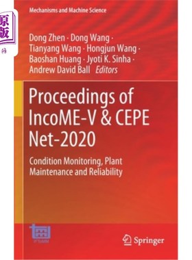 海外直订Proceedings of Income-V & Cepe Net-2020: Condition Monitoring, Plant Maintenance Income-V & Cepe