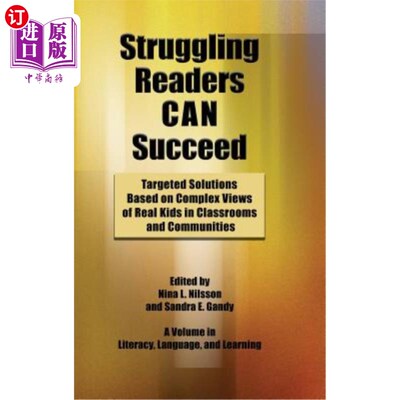 海外直订Struggling Readers Can Succeed: Targeted Solutions Based on Complex Views of Rea 努力的读者可以成功:基于教