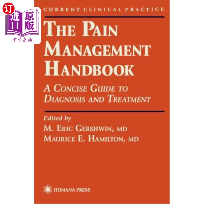 海外直订医药图书The Pain Management Handbook: A Concise Guide to Diagnosis and Treatment 疼痛管理手册:诊断和治疗简
