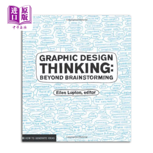 Briefs系列 Graphic Beyond Brainstorming Thinking 跟着我找设计想法 Design 中商原版 预售 进口艺术 设计三步成师
