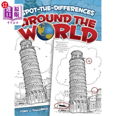 海外直订Spot-The-Differences Around the World 找出世界各地的差异
