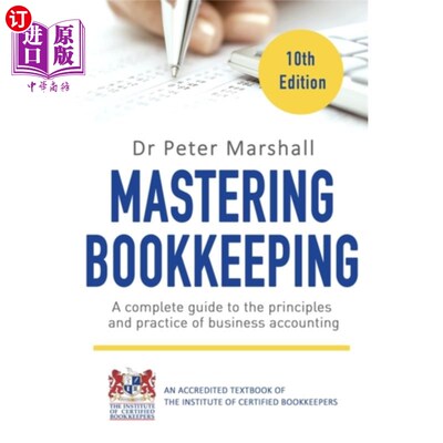 海外直订Mastering Bookkeeping, 10th Edition 《精通簿记》第十版