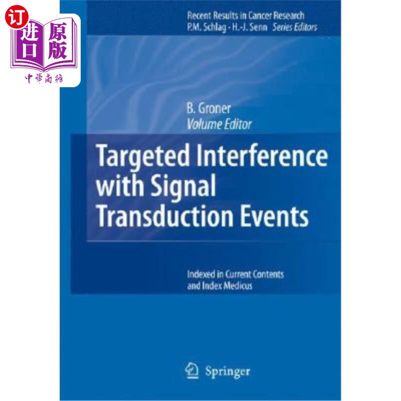 海外直订医药图书Targeted Interference with Signal Transduction Events 信号转导事件的目标干扰