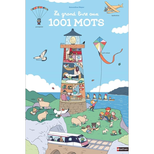 【法文版】看图识1001个法语单词 Le grand livre aux 1001 mots 法文原版  Amandine Meyer 绘本【中商原版】