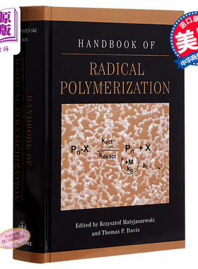 现货 Handbook  of Radical Polymerization 英文原版 游离基聚合手册Krzysztof Matyjaszewski【中商原版】