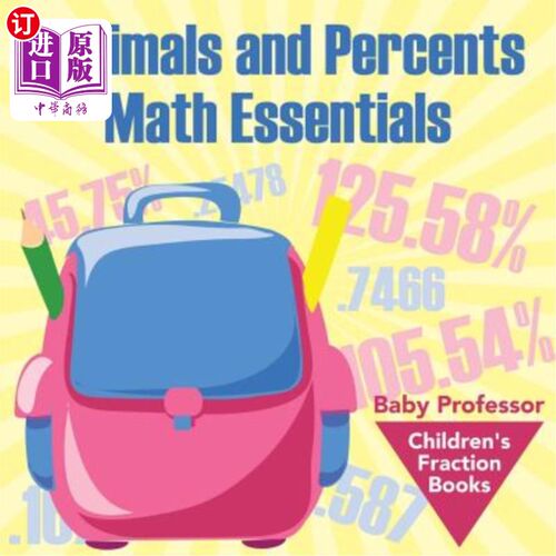 海外直订Decimals and Percents Math Essentials: Children's Fraction Books 小数和百分位数数学基础：儿童分数册
