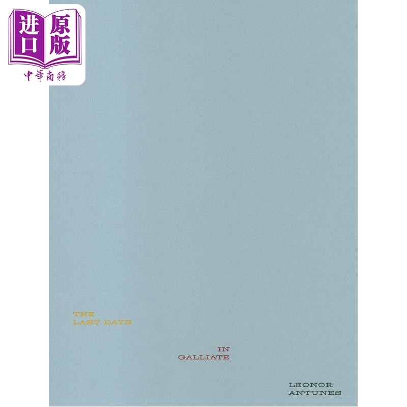 现货 Leonor Antunes 进口艺术 莱昂诺 安特尼斯：在加利阿特的几日【中商原版】