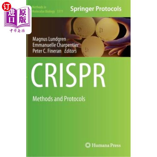 海外直订医药图书Crispr: Methods and Protocols Crispr：方法和协议