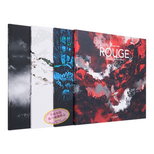 现货 【法文版】Stephane Kiehl 色彩艺术绘本4本 法文原版 山丘历史 夜晚历史 丛林历史【中商原版】