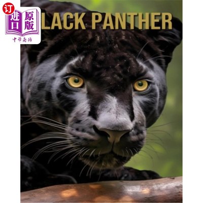 海外直订Black Panther: Amazing Picture and Facts About Black Panther for Children's 黑豹：儿童黑豹的惊人图片和事实