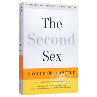 波伏娃第二性英文原版 The Second Sex Simone De Beauvoir 西蒙波伏娃著作社会学经典 女性主义启蒙