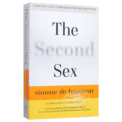 波伏娃 第二性 The Second Sex 英文原版 Simone De Beauvoir【中商原版】