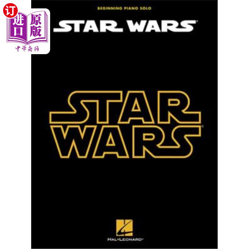海外直订Star Wars for Beginning Piano Solo 星球大战入门钢琴独奏